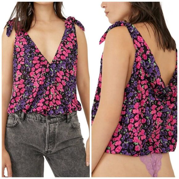 Free People Intimately Bare It All Floral Bodysuit - Picture 2 of 12